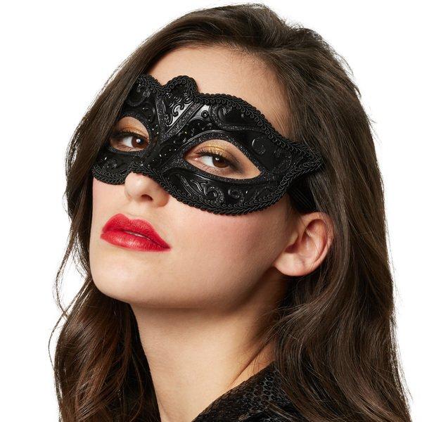 Tectake  Maschera veneziana con motivi decorativi 