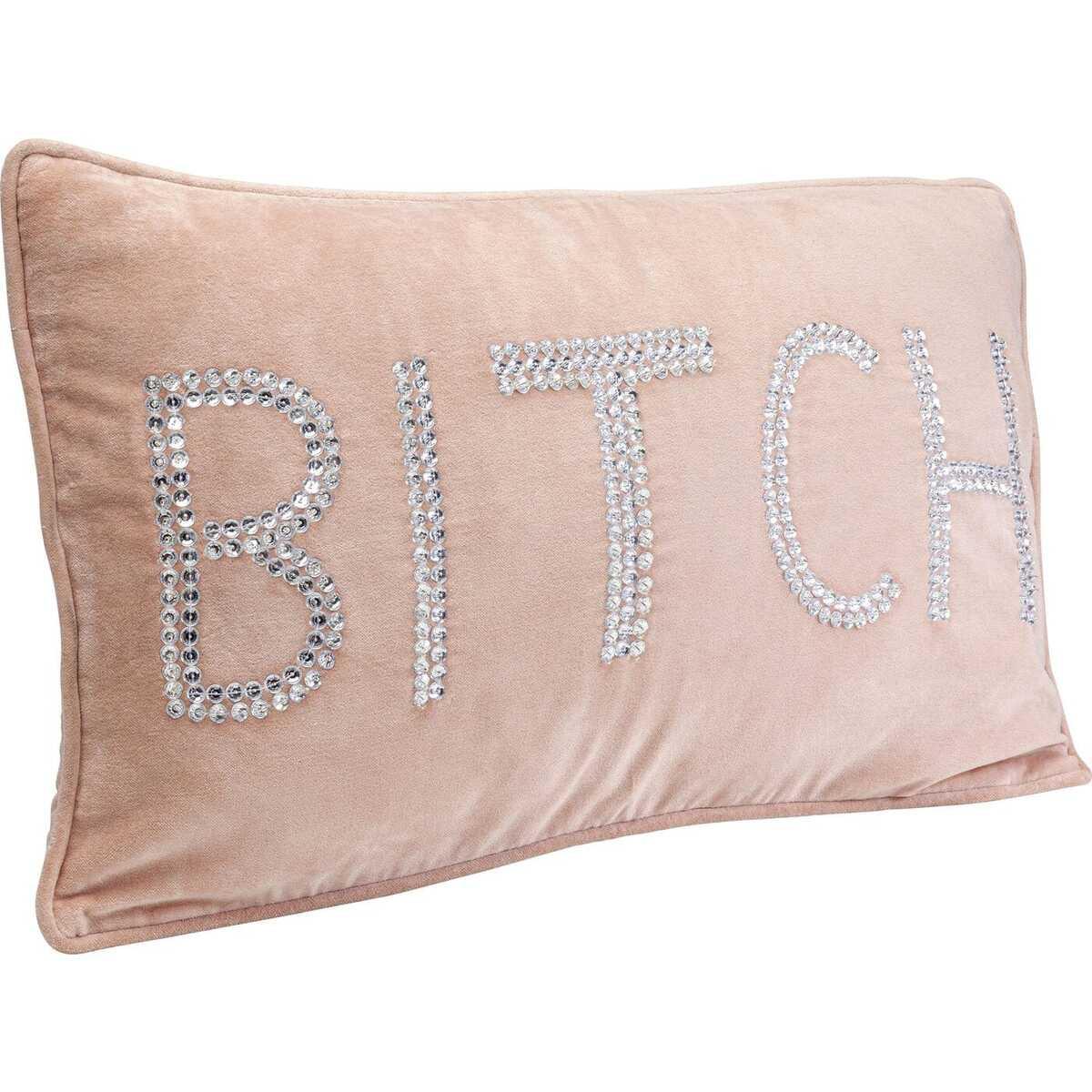 KARE Design Coussin Beads Bitch Blush 35x60  