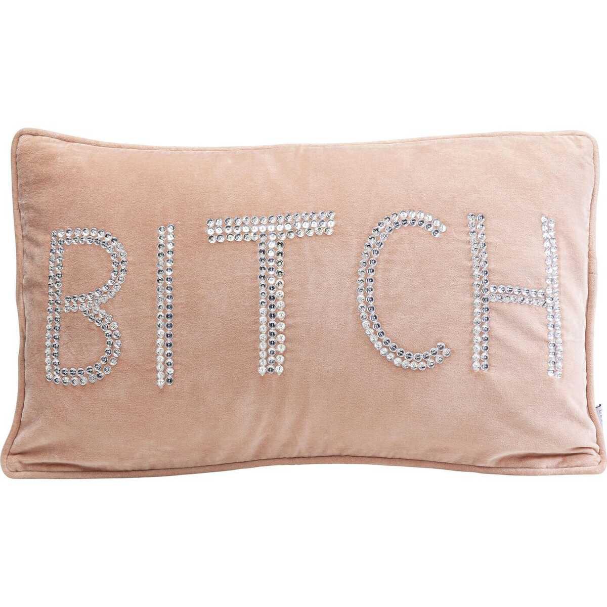 KARE Design Coussin Beads Bitch Blush 35x60  