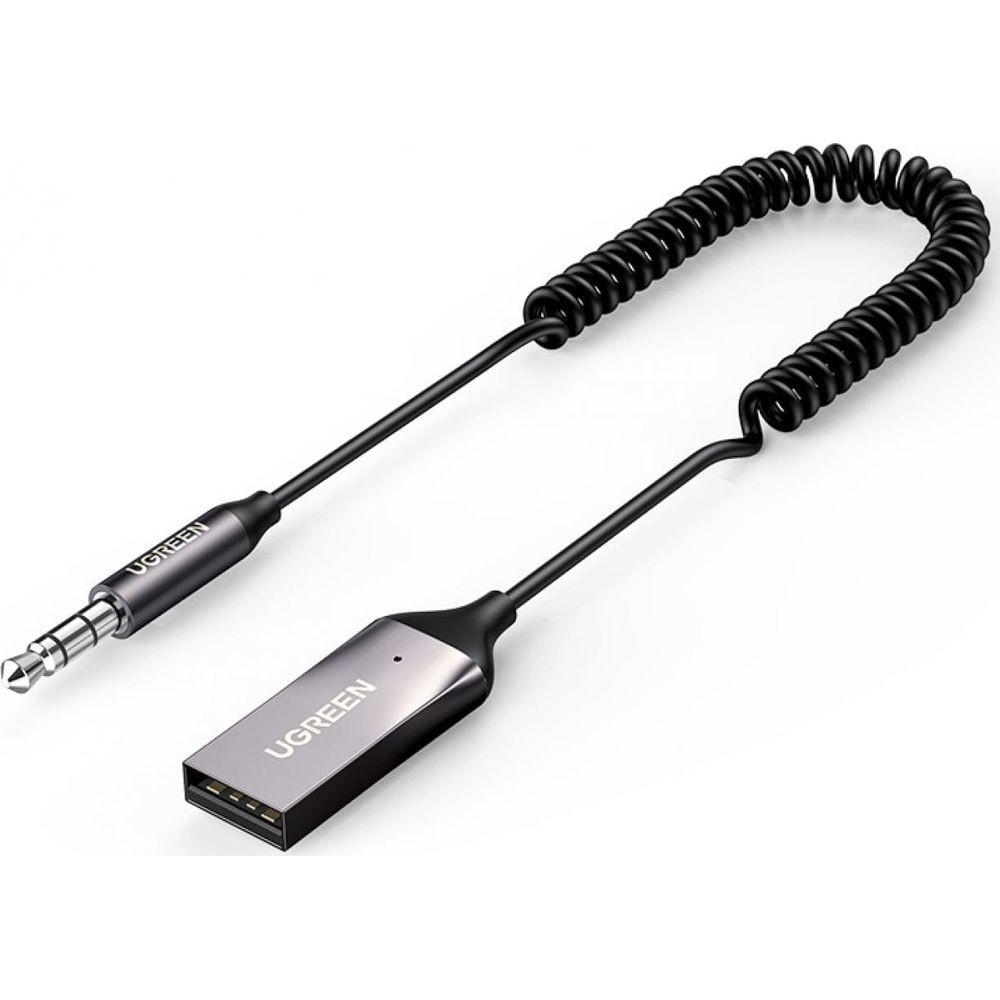 UGREEN  Ricevitore per auto Bluetooth Ugreen Aux con microfono 