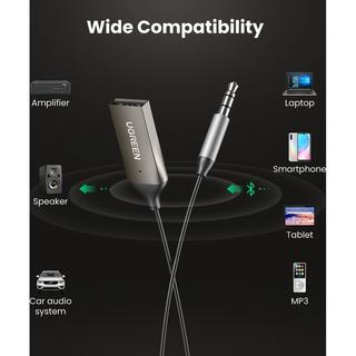 UGREEN  Ricevitore per auto Bluetooth Ugreen Aux con microfono 