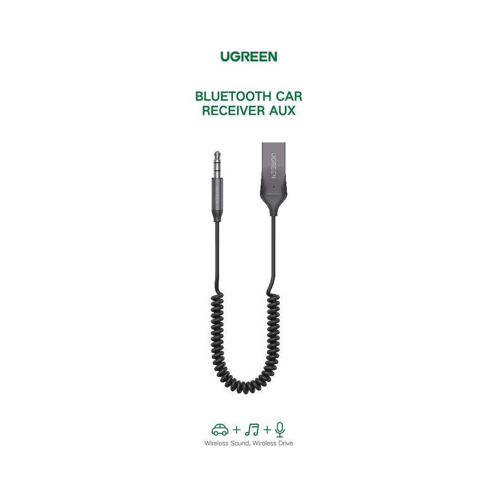 UGREEN  Ricevitore per auto Bluetooth Ugreen Aux con microfono 