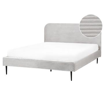 Lit avec sommier en Velours côtelé Glamour FLAYAT