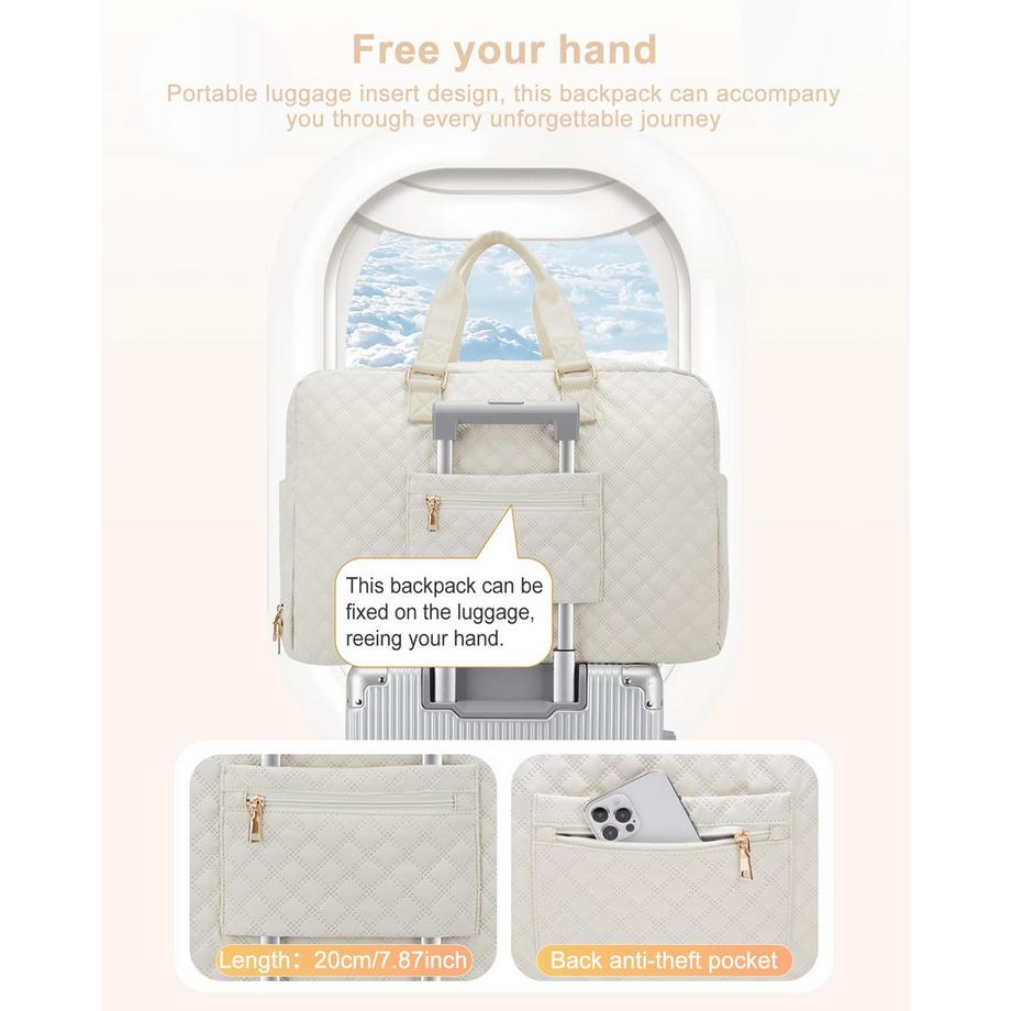 Only-bags.store  Sac de voyage, Sac de sport Bagage à main Sac Weekender avec housse pour trolley, Sac de voyage imperméable Sac de sport Sac d'entraînement 