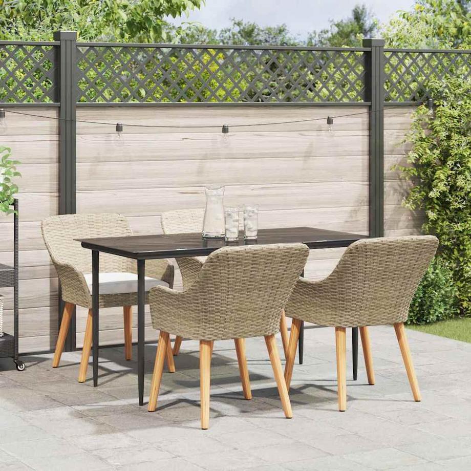 VidaXL Garten essgruppe poly-rattan  