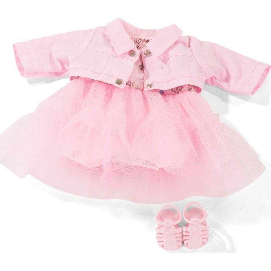 Götz  3403253 Babykombi Kleine Schönheit Puppenbekleidung Gr. S 4-teiliges Bekleidungsund Zubehörset für Babypuppen von 30 33 cm 
