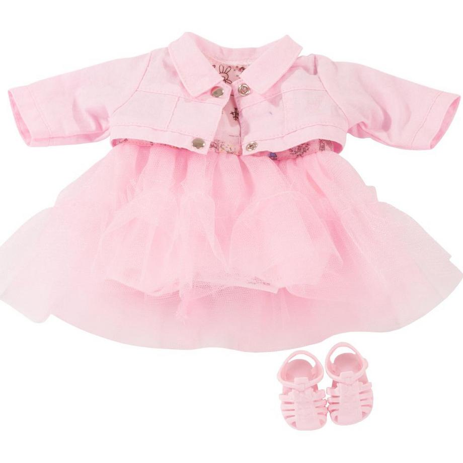 Götz  3403253 Babykombi Kleine Schönheit Puppenbekleidung Gr. S 4-teiliges Bekleidungsund Zubehörset für Babypuppen von 30 33 cm 