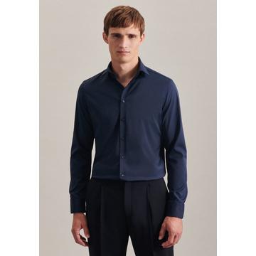 Performance-Hemd Slim Fit Langarm Uni