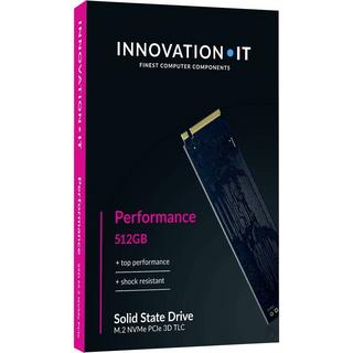 Innovation IT  Black RETAIL 512 GB Interne M.2 PCIe NVMe SSD 2280 M.2 NVMe PCIe 3.0 x2 Retail 