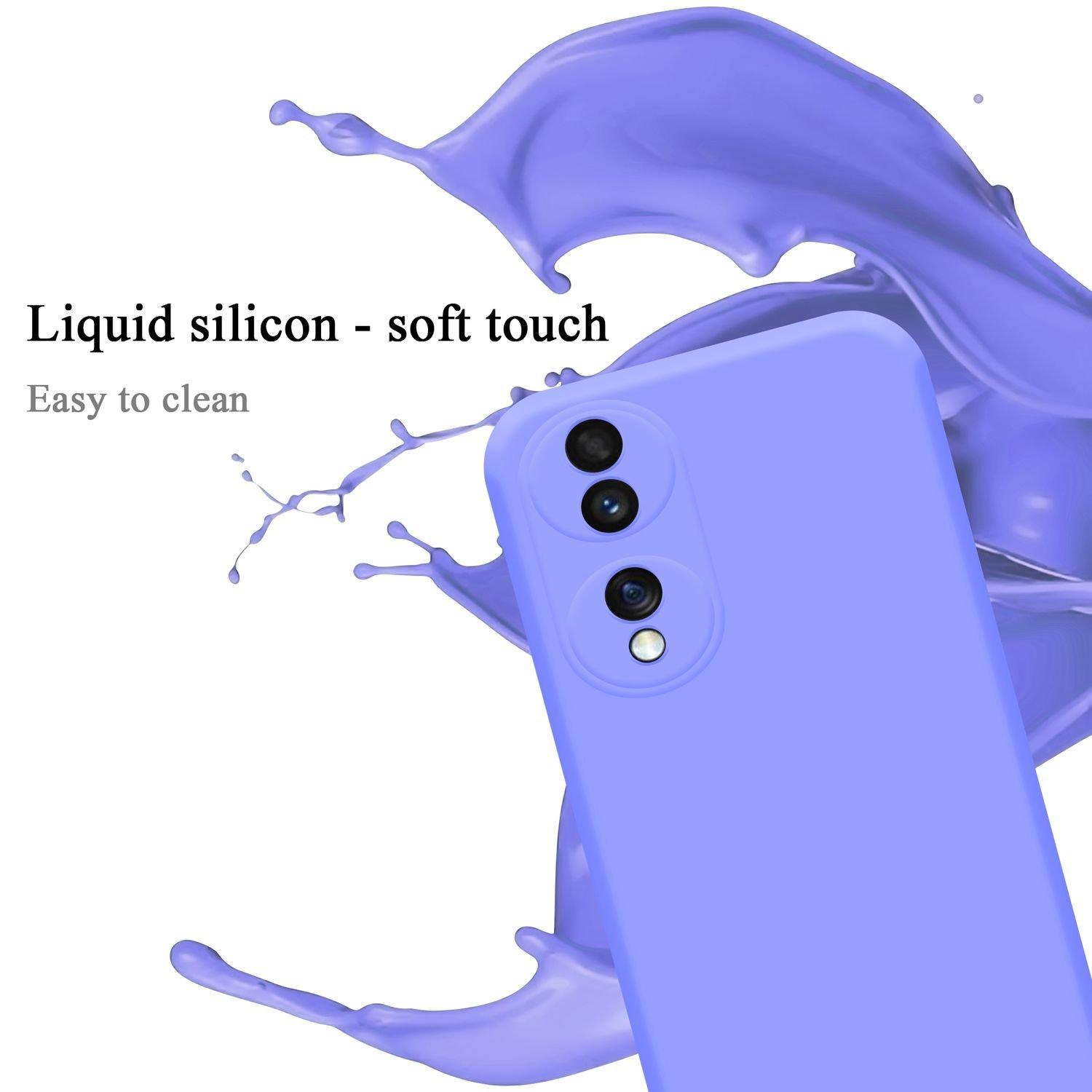 Cadorabo  Hülle für Honor 70 in LIQUID HELL LILA - Schutzhülle aus flexiblem TPU Silikon 