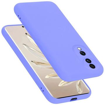 Hülle für Honor 70 in LIQUID HELL LILA - Schutzhülle aus flexiblem TPU Silikon