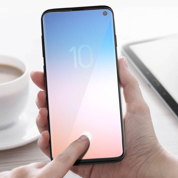 Avizar  Film Verre Trempé Galaxy S10e Noir 
