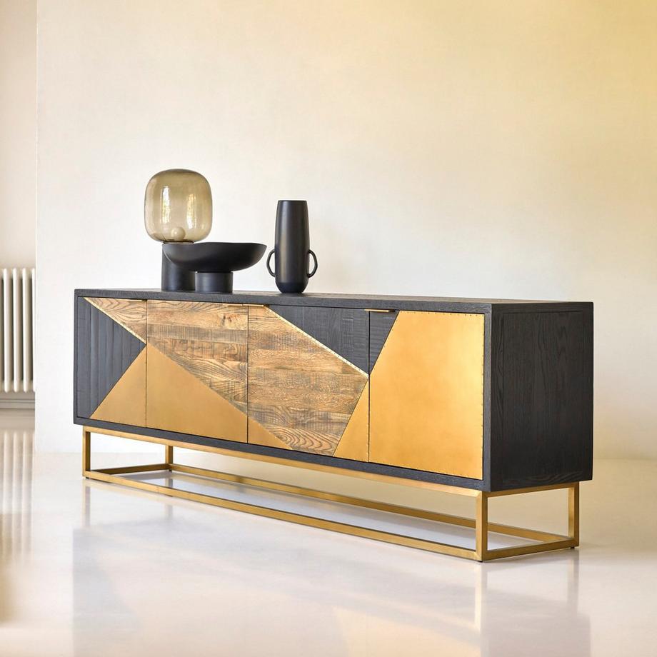 Tikamoon  Buffet en chêne 240 cm Oscar 