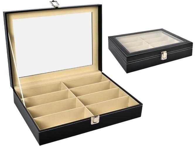 Pricenet Organisateur de lunettes avec 8 compartiments  
