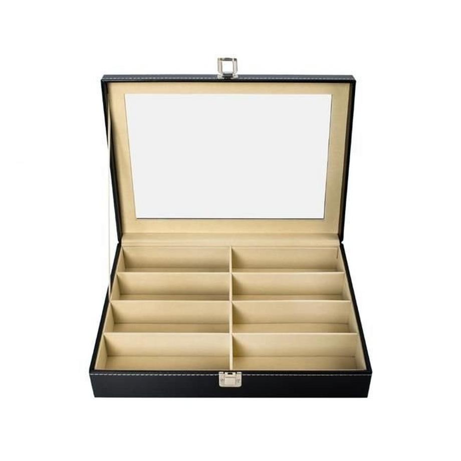 Pricenet Organisateur de lunettes avec 8 compartiments  