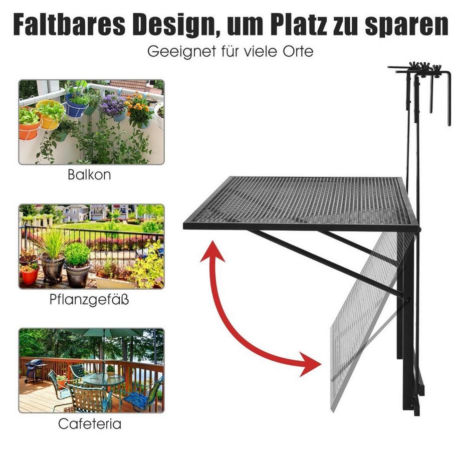 Northix Verstellbares Hängeregal  