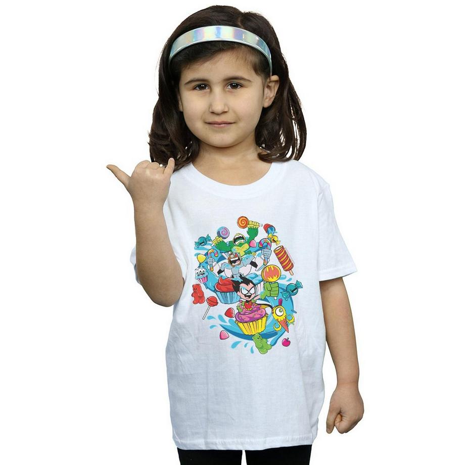 DC COMICS  Tshirt TEEN TITANS GO CANDY MANIA 