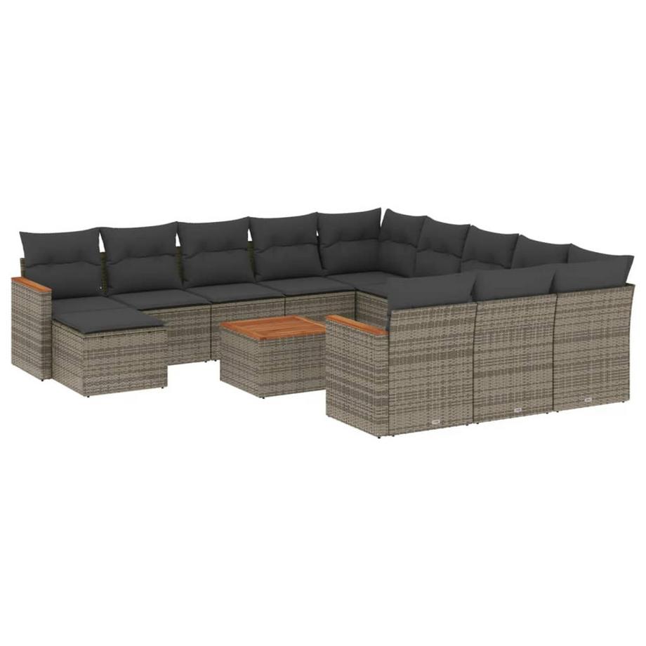 set divano da giardino Polirattan