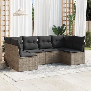 VidaXL set divano da giardino Polirattan  