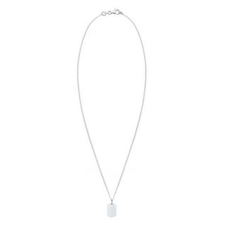 Kuzzoi  Halskette Marke Military Platte Brushed 