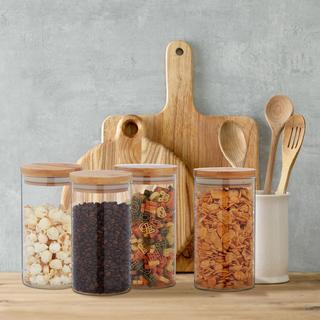 B2X 4 pezzi Barattoli conservazione 1000 ml  