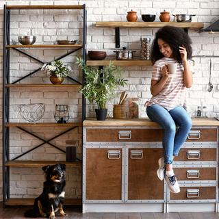 B2X 4 pezzi Barattoli conservazione 1000 ml  