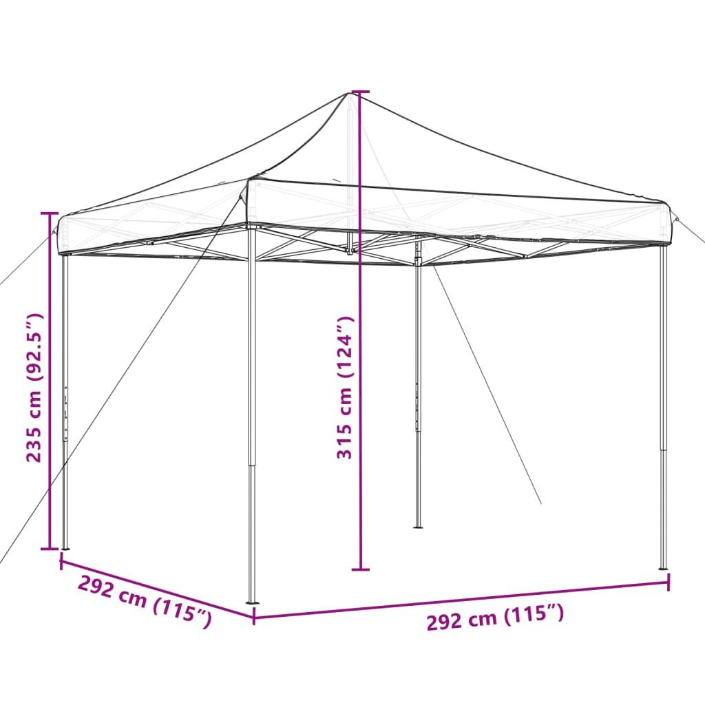 VidaXL tenda per feste Poliestere  