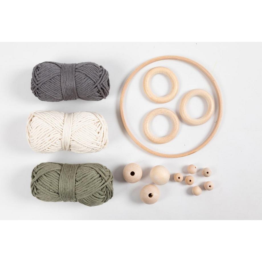 Creativ Company  Bastelset Lernset Macramé 7-teilig 