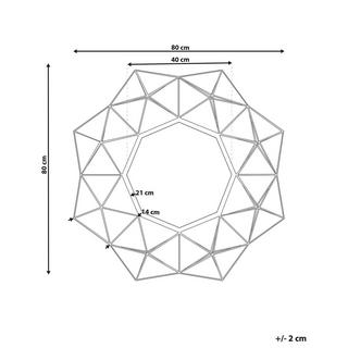 Beliani Wandspiegel aus Eisen Glamourös GAILLAC  