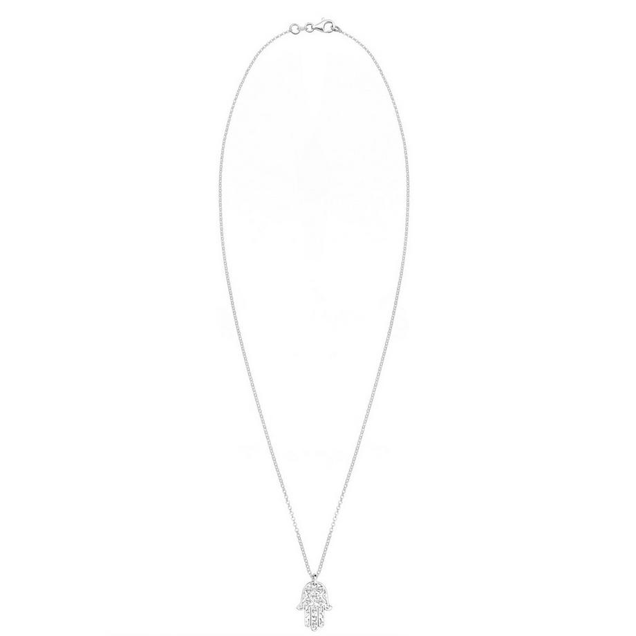 Elli  Halskette Hamsa Hand Kristalle 