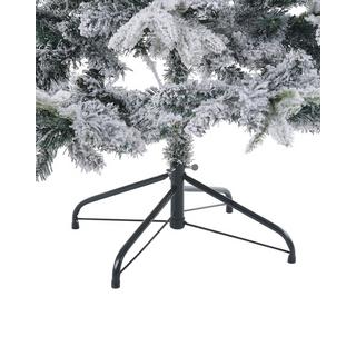 Beliani Weihnachtsbaum aus Kunststoff Glamourös TOMICHI  