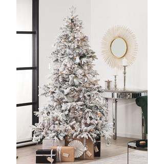 Beliani Weihnachtsbaum aus Kunststoff Glamourös TOMICHI  