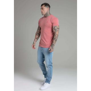 Sik Silk  T-Shirt Marl T-Shirt in Orange 