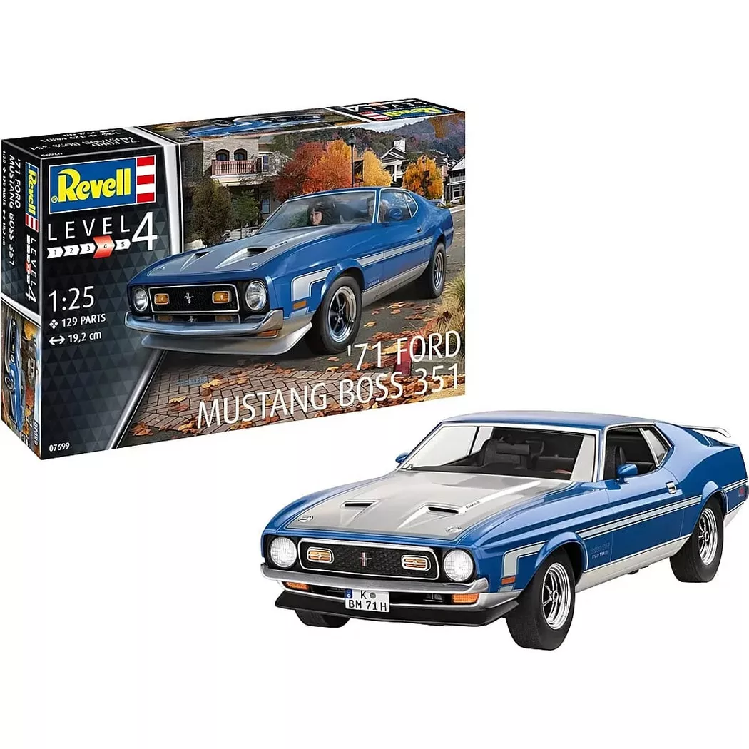 Revell - Level 4 1971 Mustang Boss 351, Multicolor