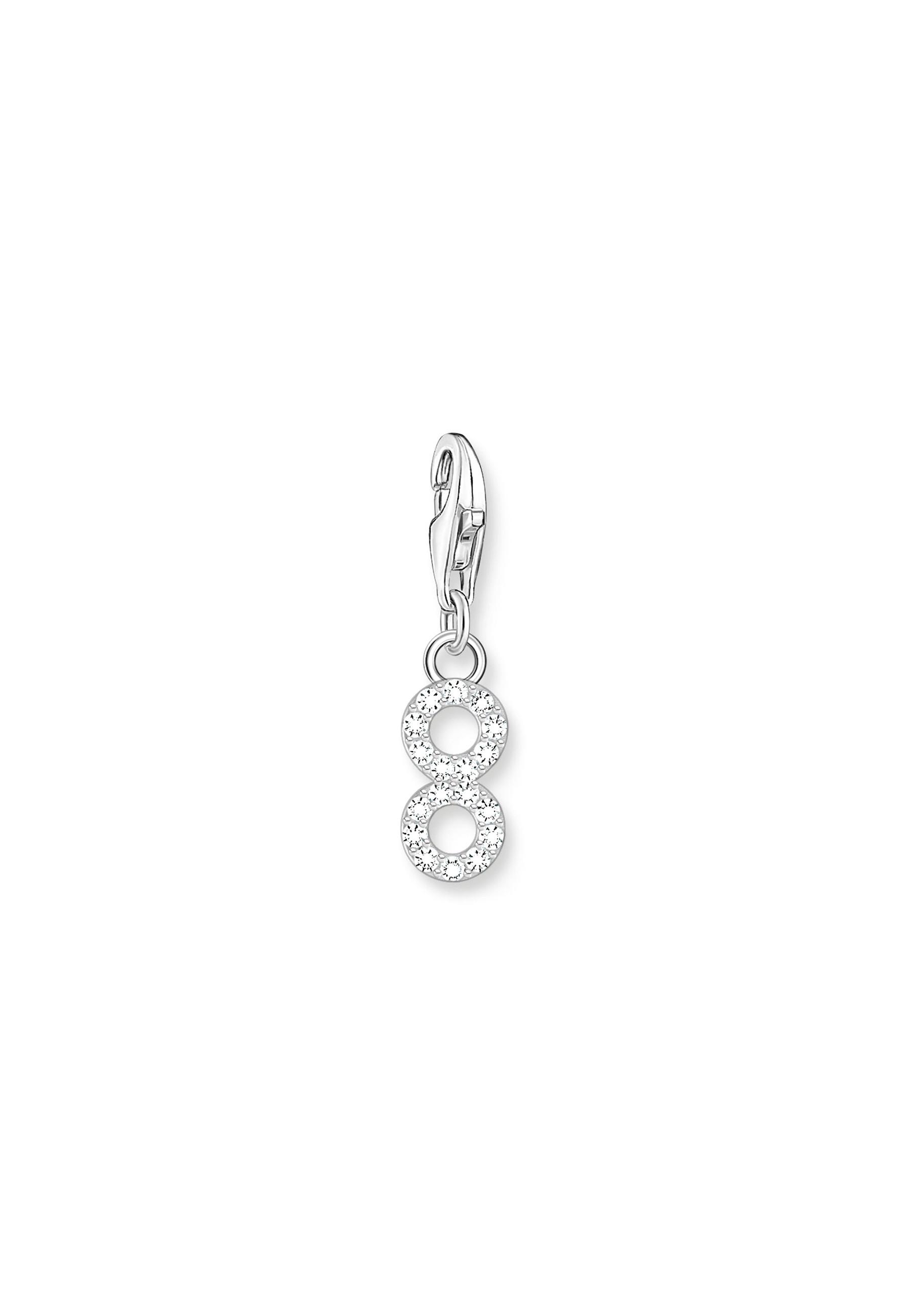 Thomas Sabo  Pendentif Charm Number "8" Zirconia 