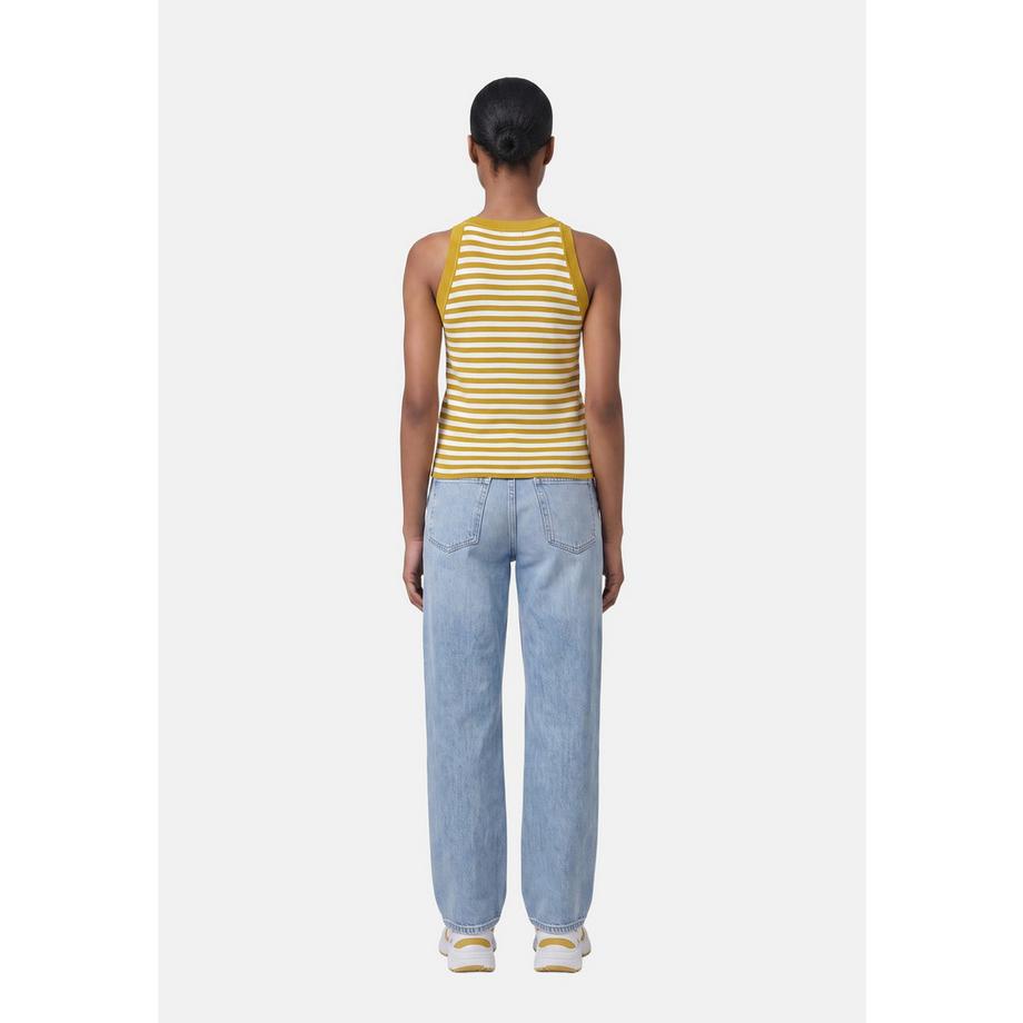 Chiara Ferretti Top sans manches à rayures  