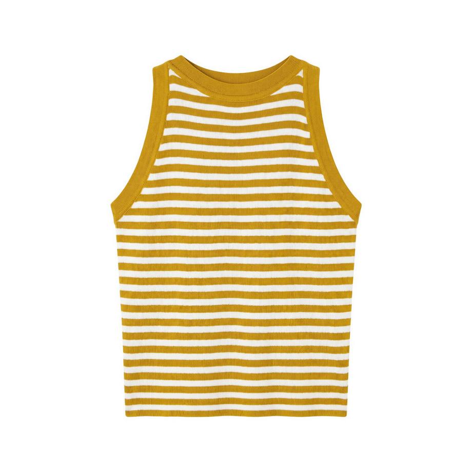 Chiara Ferretti Top sans manches à rayures  