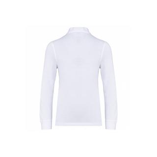 Kariban  langarm polo-shirt kind 