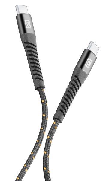 Cellular Line  Cellularline TETRACABC2C2M câble USB 2 m USB C Noir 