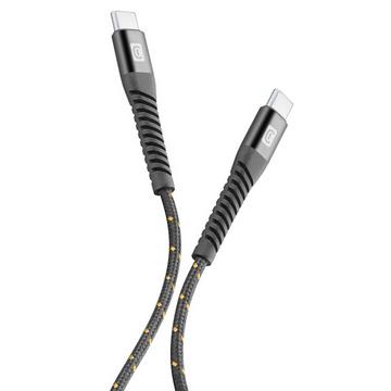 Cellularline TETRACABC2C2M câble USB 2 m USB C Noir