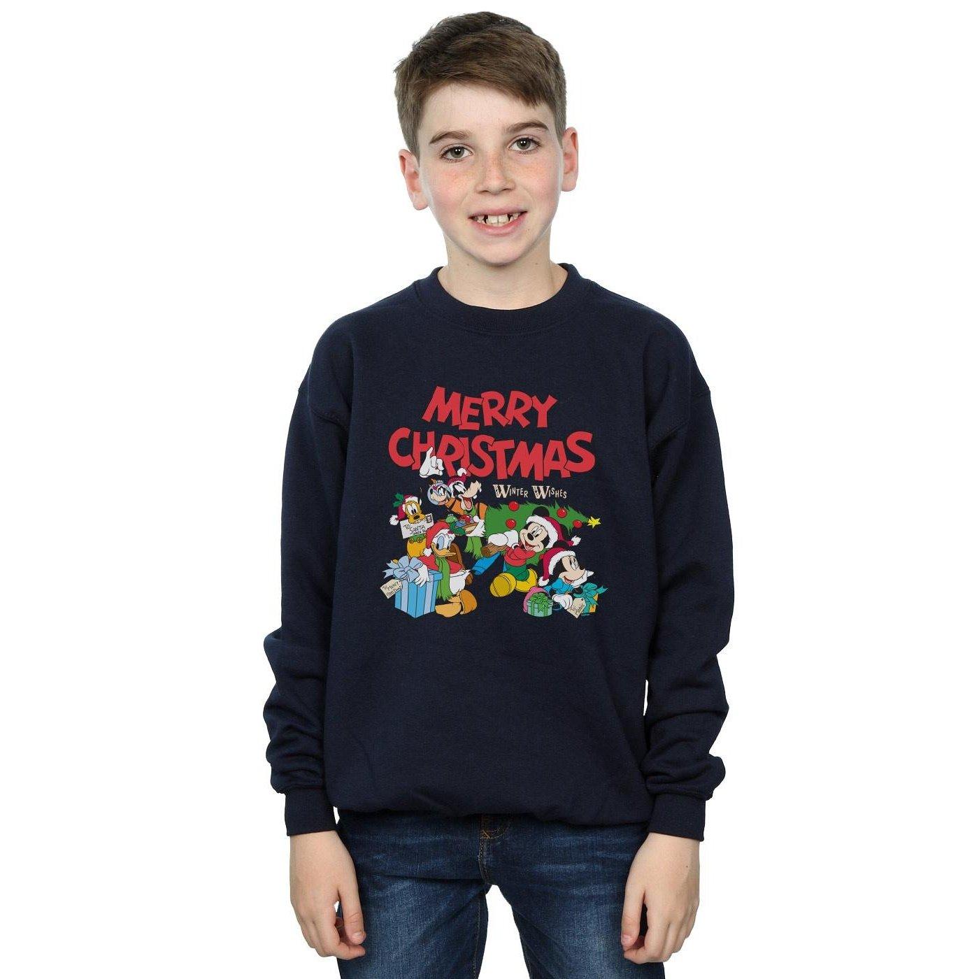 Disney  Sweat MICKEY MOUSE AND FRIENDSWINTER WISHES 