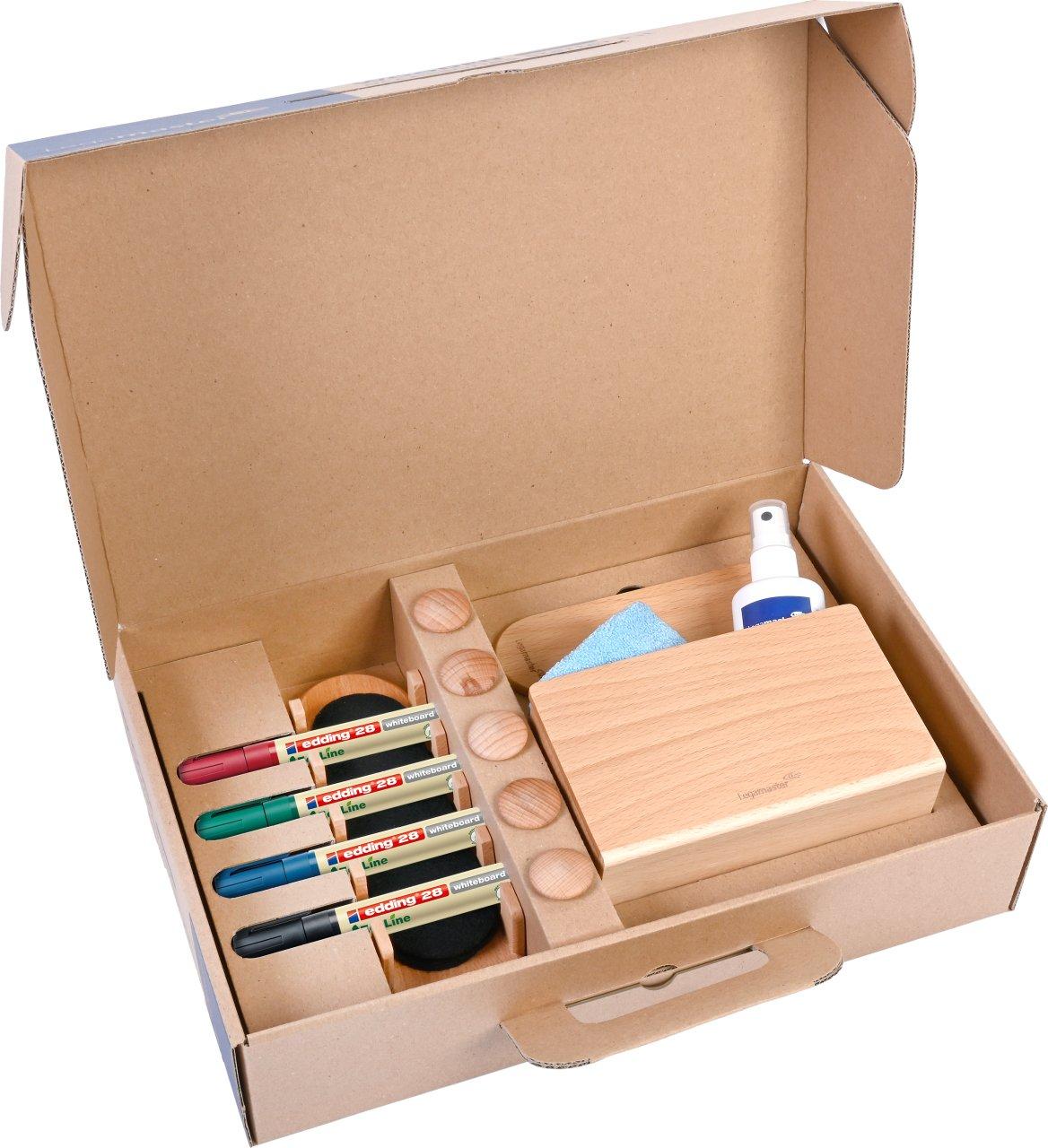 Legamaster  Legamaster WOODEN whiteboard accessory set 17-piece 