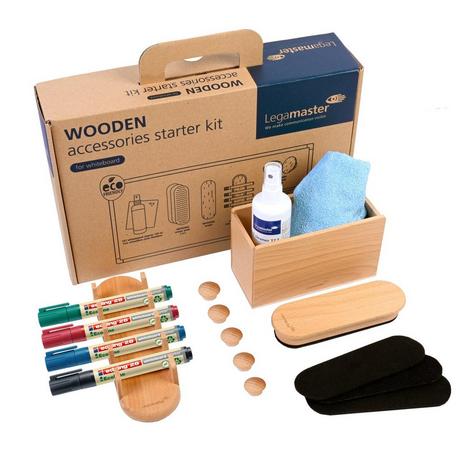 Legamaster  Legamaster WOODEN whiteboard accessory set 17-piece 