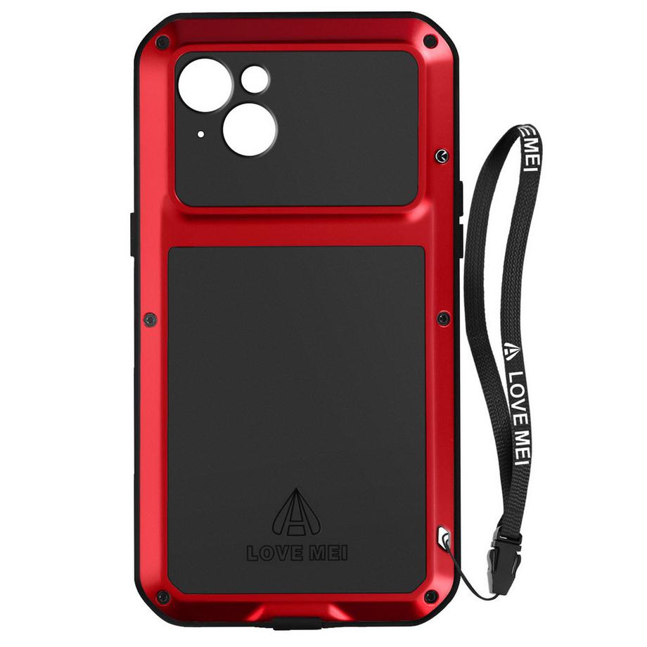 Avizar  Coque antichoc iPhone 14 Rouge LOVEMEI 