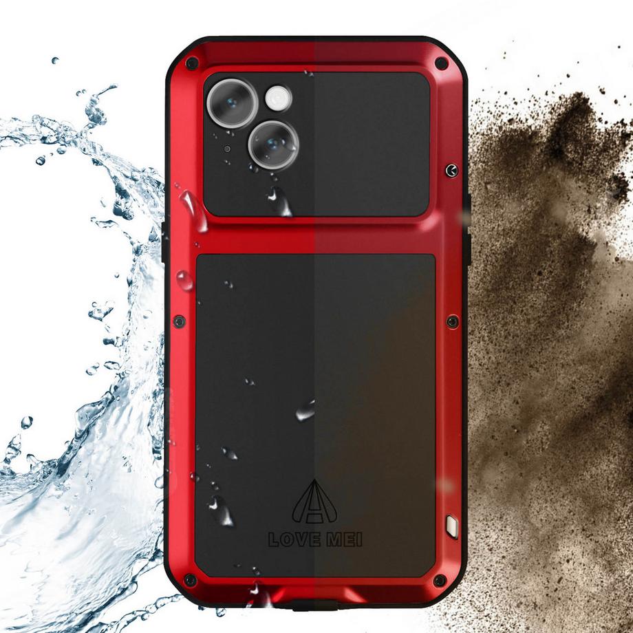 Avizar  Coque antichoc iPhone 14 Rouge LOVEMEI 