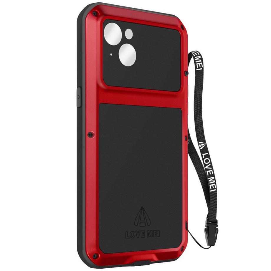 Avizar  Coque antichoc iPhone 14 Rouge LOVEMEI 