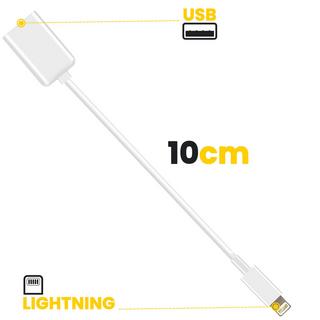 Avizar  Adaptateur OTG USB vers Lightning Blanc 