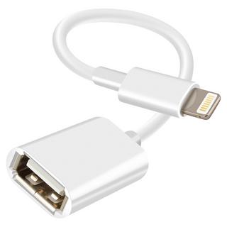 Avizar  Adaptateur OTG USB vers Lightning Blanc 