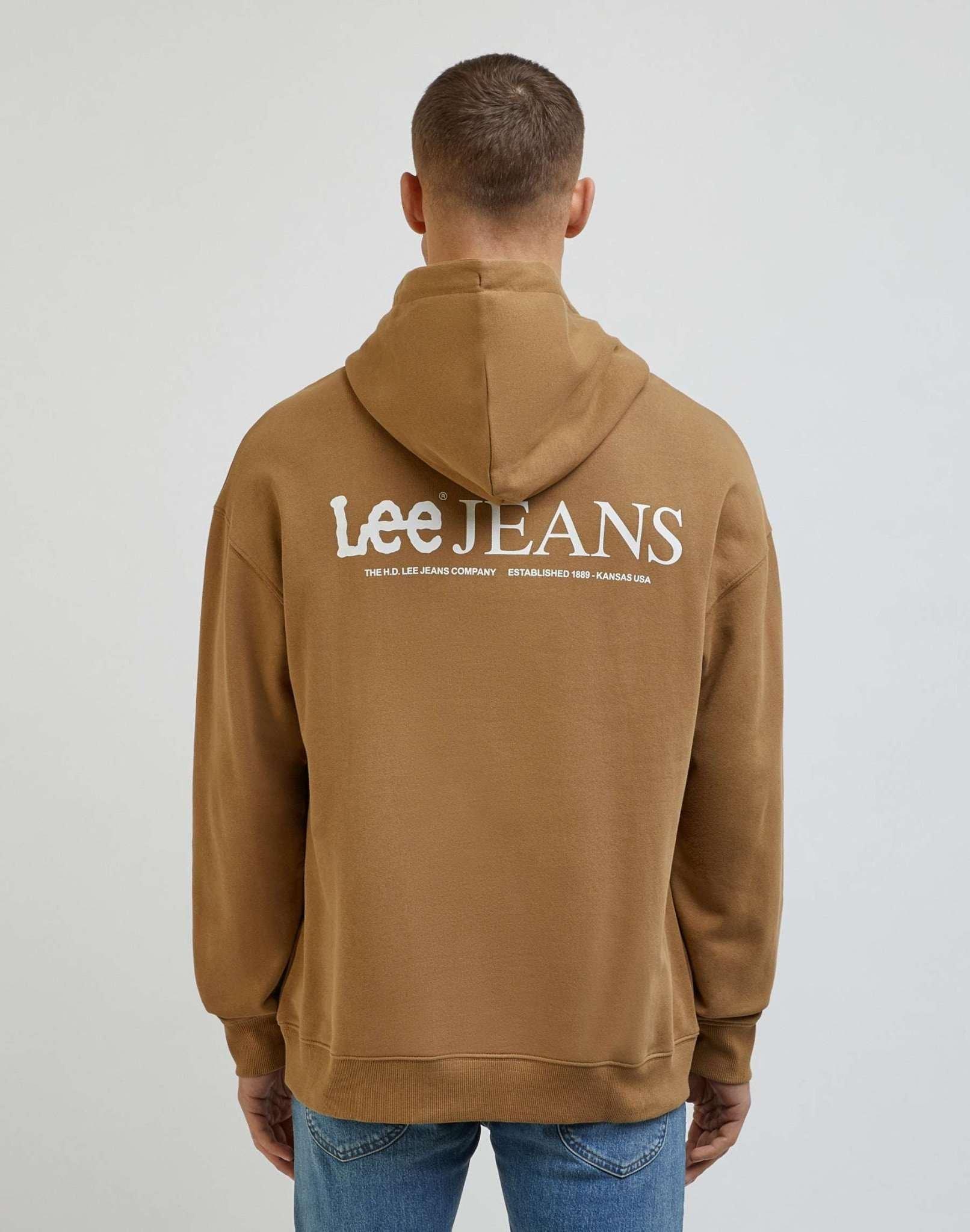 Lee  Sweatshirt Loose Logo Hoodie 