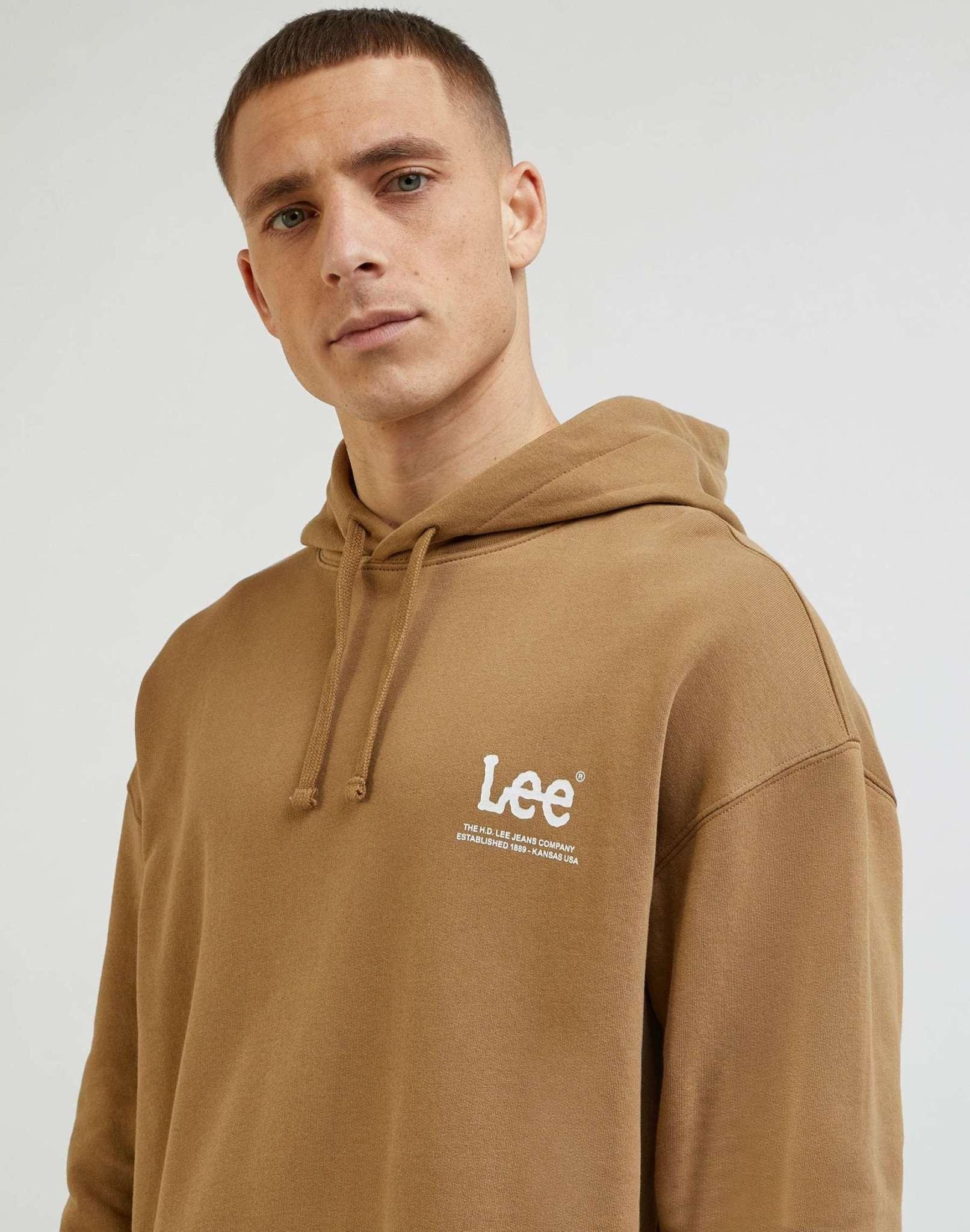 Lee  Sweatshirt Loose Logo Hoodie 
